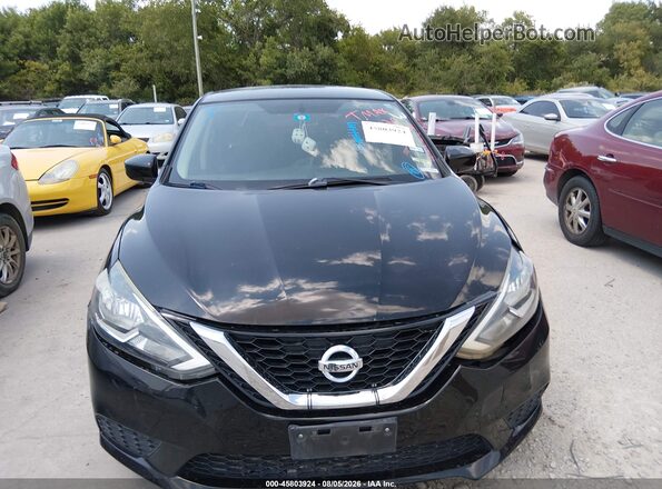 3N1AB7AP3JY216020 2018 NISSAN SENTRA Black წინა ხედი