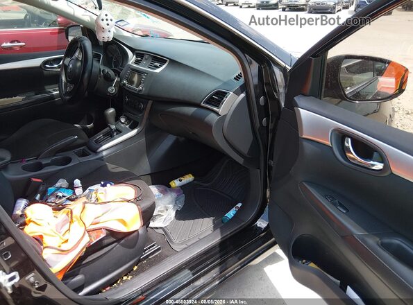 3N1AB7AP3JY216020 2018 NISSAN SENTRA Black წინა სალონის ხედი