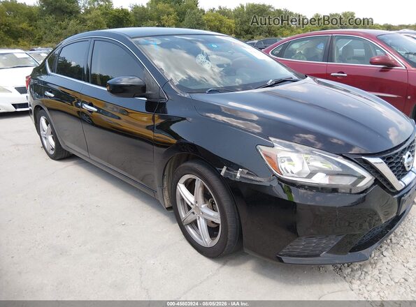3N1AB7AP3JY216020 2018 NISSAN SENTRA Black უკანა სალონის ხედი