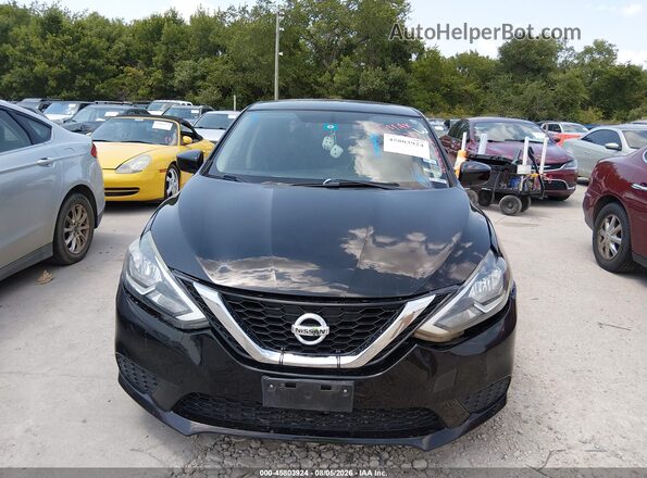 3N1AB7AP3JY216020 2018 NISSAN SENTRA Black ხელსაწყოთა პანელის ხედი