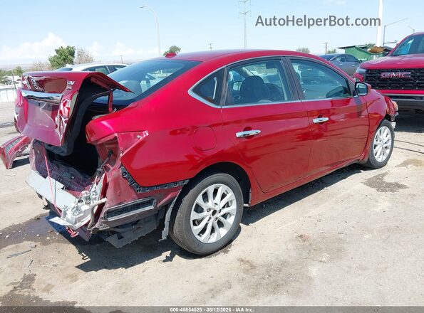 3N1AB7AP3JY219404 2018 NISSAN SENTRA Red Trasero derecho