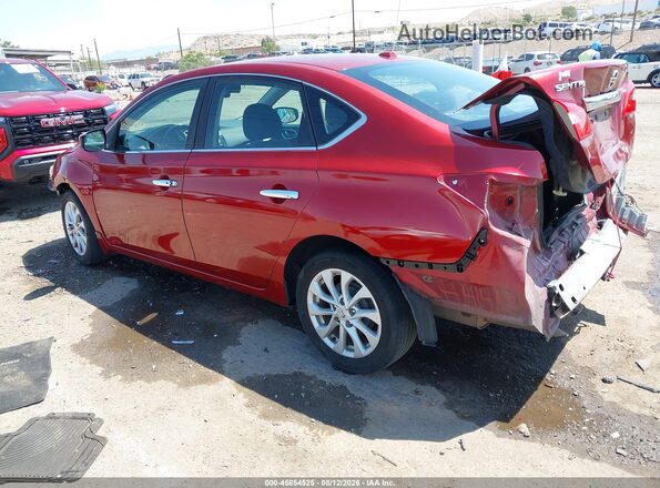 3N1AB7AP3JY219404 2018 NISSAN SENTRA Red Trasero izquierdo
