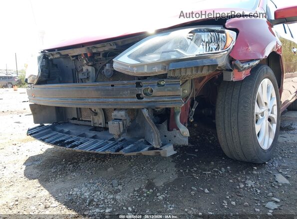 3N1AB7AP3JY219404 2018 NISSAN SENTRA Red Vista frontal