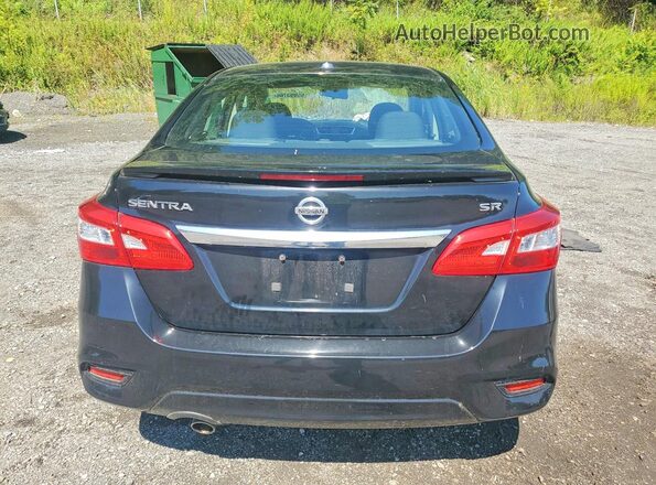 3N1AB7AP3JY222433 2018 NISSAN SENTRA Black Вид ззаду