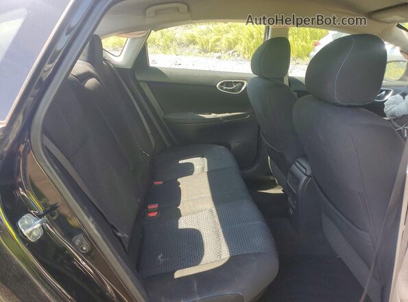 3N1AB7AP3JY222433 2018 NISSAN SENTRA Black Вид задніх сидінь