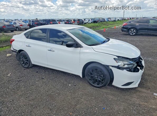 3N1AB7AP3JY232637 2018 NISSAN SENTRA White Delantero derecho