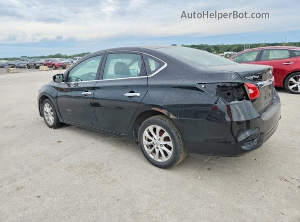 3N1AB7AP3JY236655 2018 NISSAN SENTRA Черный Задняя левая четверть