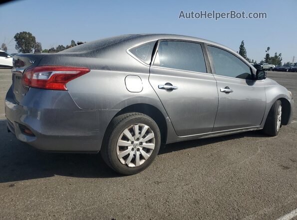 3N1AB7AP3JY248255 2018 NISSAN SENTRA Gray Widok z tyłu