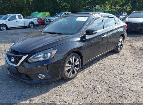 3N1AB7AP3JY263788 2018 NISSAN SENTRA Black Przód lewy
