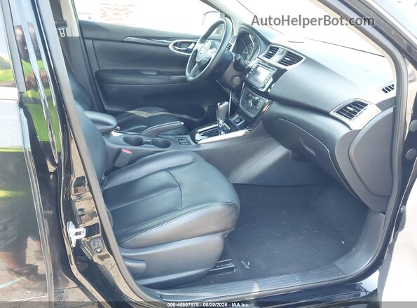 3N1AB7AP3JY263788 2018 NISSAN SENTRA Black Widok wnętrza z przodu