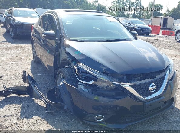 3N1AB7AP3JY263788 2018 NISSAN SENTRA Black Widok zestawu wskaźników