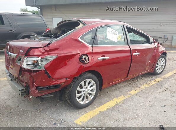 3N1AB7AP3JY279652 2018 NISSAN SENTRA Red Հետևի աջ