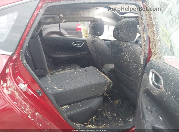 3N1AB7AP3JY279652 2018 NISSAN SENTRA Red VIN կոդի պիտակի տեսք
