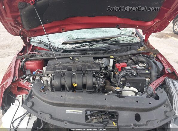3N1AB7AP3JY279652 2018 NISSAN SENTRA Red Հետևի տեսք