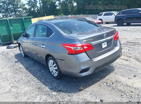 3N1AB7AP3JY293163 2018 NISSAN SENTRA Серый Задняя левая четверть