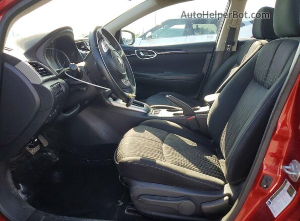 3N1AB7AP3JY296709 2018 NISSAN SENTRA Red Սալոնի դիմացի տեսք