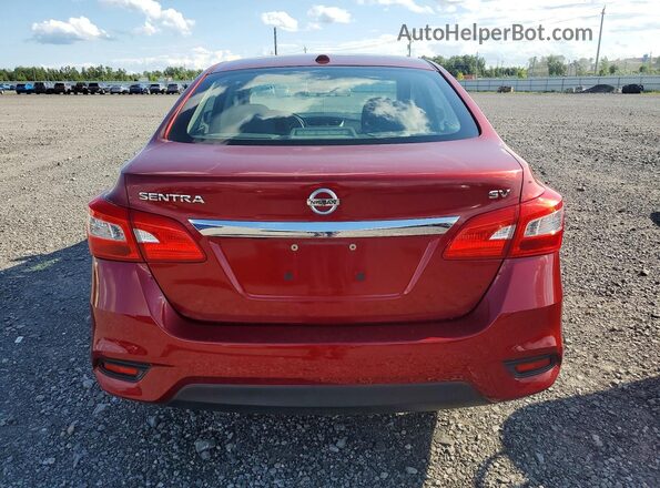 3N1AB7AP3JY296709 2018 NISSAN SENTRA Red Հետևի տեսք