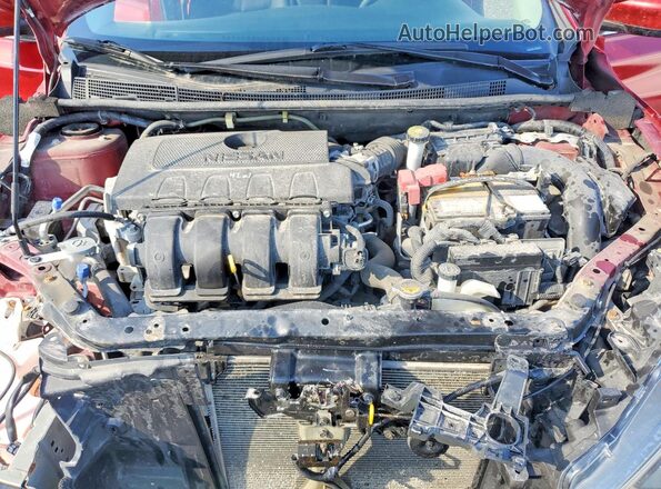 3N1AB7AP3JY296709 2018 NISSAN SENTRA Red Սալոնի հետևի տեսք