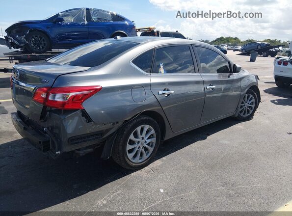 3N1AB7AP3JY297293 2018 NISSAN SENTRA Gray Trasero derecho