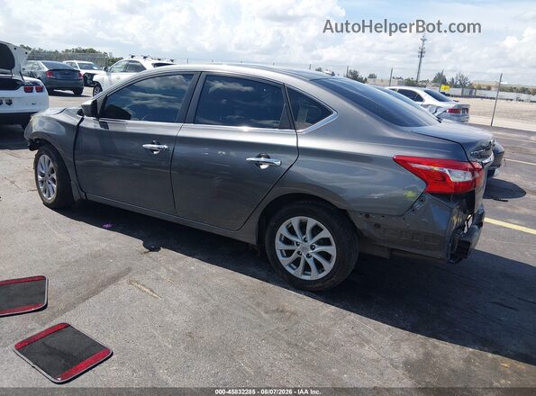 3N1AB7AP3JY297293 2018 NISSAN SENTRA Gray Trasero izquierdo