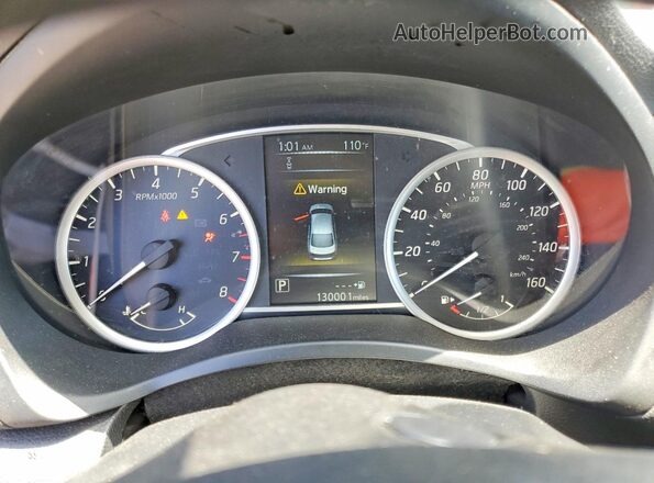 3N1AB7AP3JY299514 2018 NISSAN SENTRA White Вид щитка приладів