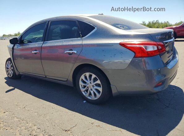 3N1AB7AP3JY309572 2018 NISSAN SENTRA Gray Rear left