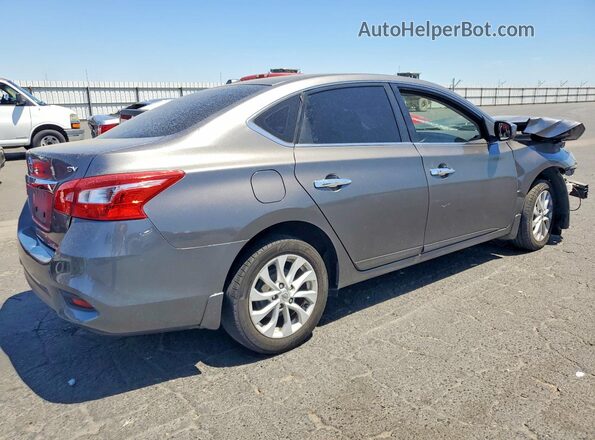 3N1AB7AP3JY309572 2018 NISSAN SENTRA Gray Rear right