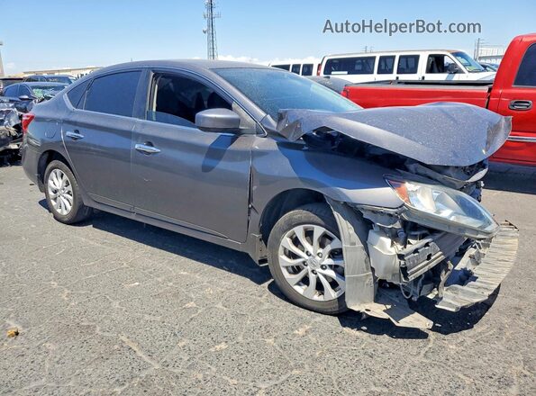 3N1AB7AP3JY309572 2018 NISSAN SENTRA Gray Front right