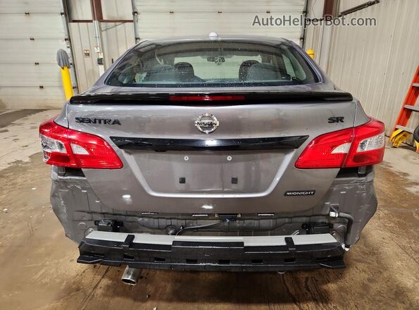 3N1AB7AP3JY315582 2018 NISSAN SENTRA Gray Rear view