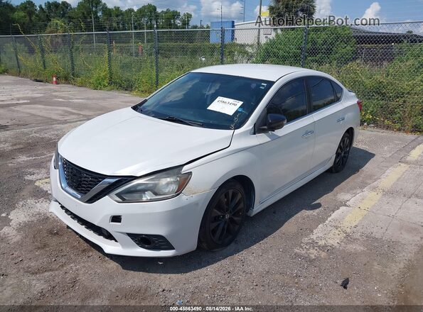 3N1AB7AP3JY318286 2018 NISSAN SENTRA White Передня ліва чверть
