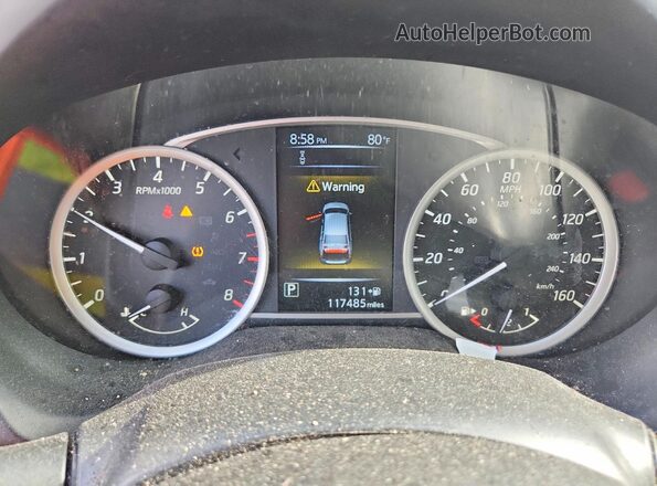 3N1AB7AP3JY341227 2018 NISSAN SENTRA White Widok zestawu wskaźników