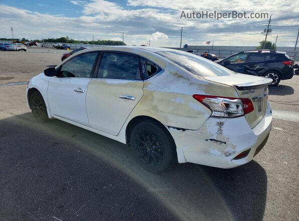 3N1AB7AP3JY341227 2018 NISSAN SENTRA White Tył lewy