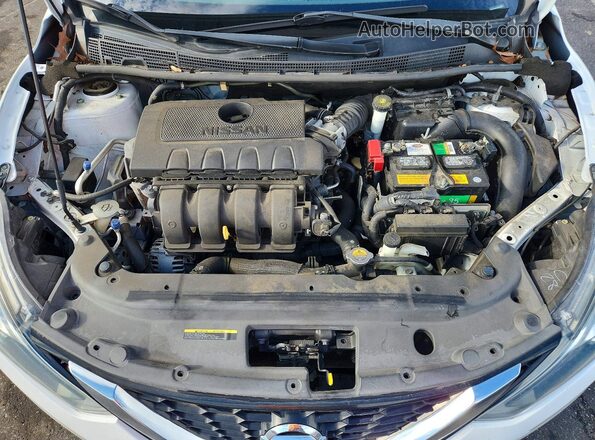 3N1AB7AP3JY341227 2018 NISSAN SENTRA White Widok wnętrza z tyłu