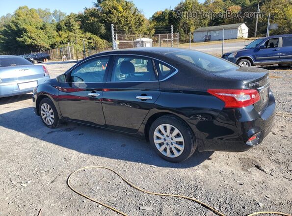 3N1AB7AP3JY347089 2018 NISSAN SENTRA Black Trasero izquierdo