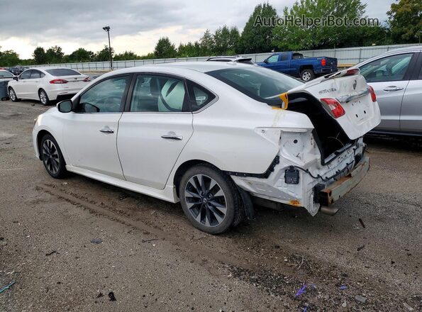 3N1AB7AP3JY347304 2018 NISSAN SENTRA White Rear left