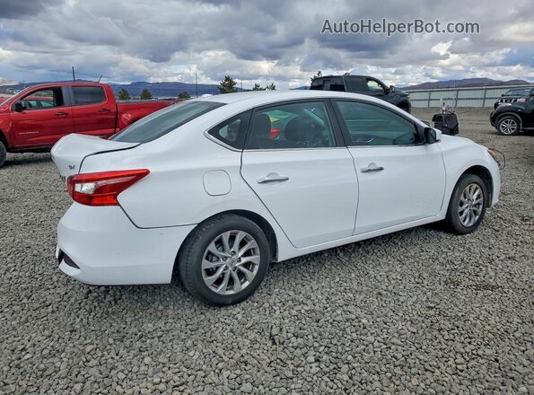 3N1AB7AP3KL622605 2019 NISSAN SENTRA Белый Задняя правая четверть