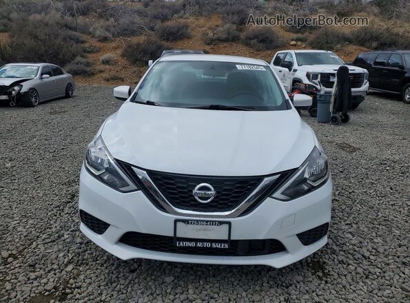 3N1AB7AP3KL622605 2019 NISSAN SENTRA Белый Вид спереди