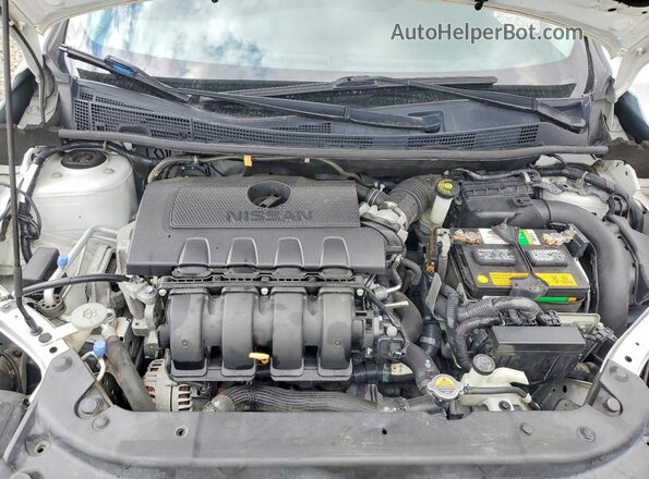 3N1AB7AP3KL622605 2019 NISSAN SENTRA Белый Вид задней части салона