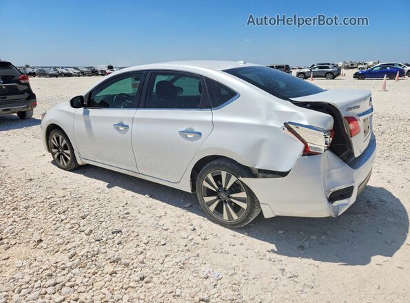 3N1AB7AP3KY205018 2019 NISSAN SENTRA White Tył lewy