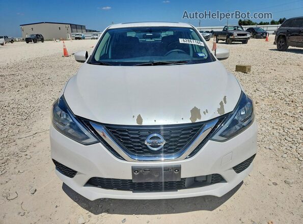3N1AB7AP3KY205018 2019 NISSAN SENTRA White Widok z przodu
