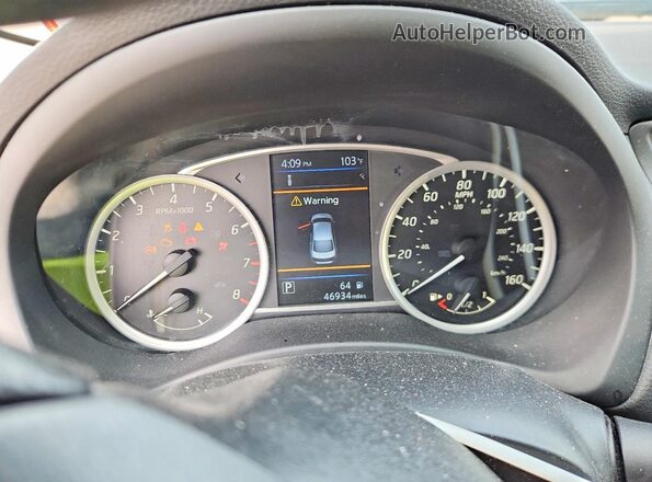 3N1AB7AP3KY217914 2019 NISSAN SENTRA Gray ხელსაწყოთა პანელის ხედი