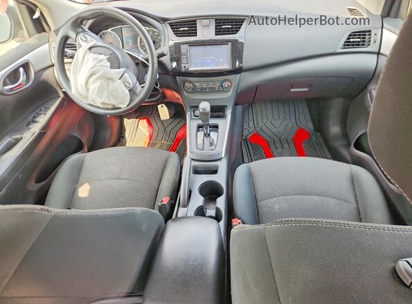 3N1AB7AP3KY217914 2019 NISSAN SENTRA Gray წინა პანელის ხედი