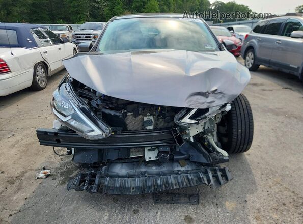 3N1AB7AP3KY217914 2019 NISSAN SENTRA Gray წინა ხედი