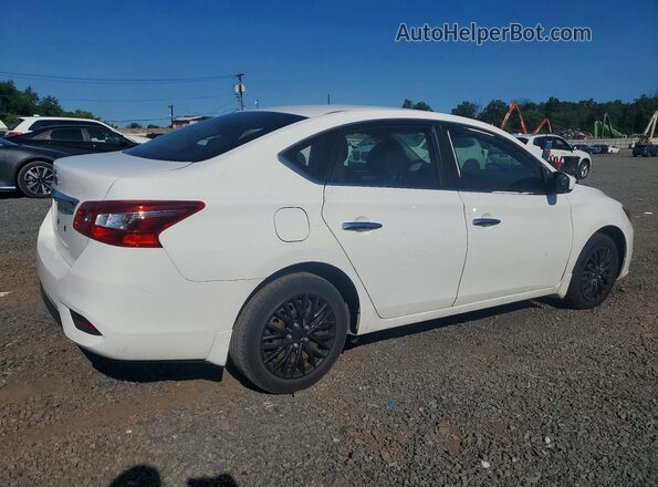 3N1AB7AP3KY219212 2019 NISSAN SENTRA White Tył prawy