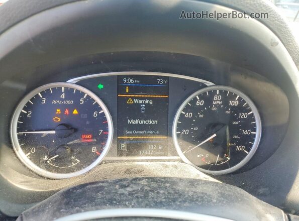 3N1AB7AP3KY219212 2019 NISSAN SENTRA White Widok zestawu wskaźników