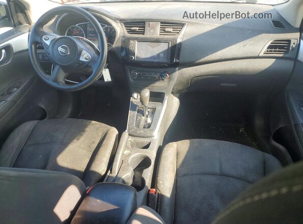 3N1AB7AP3KY219212 2019 NISSAN SENTRA White Widok deski rozdzielczej