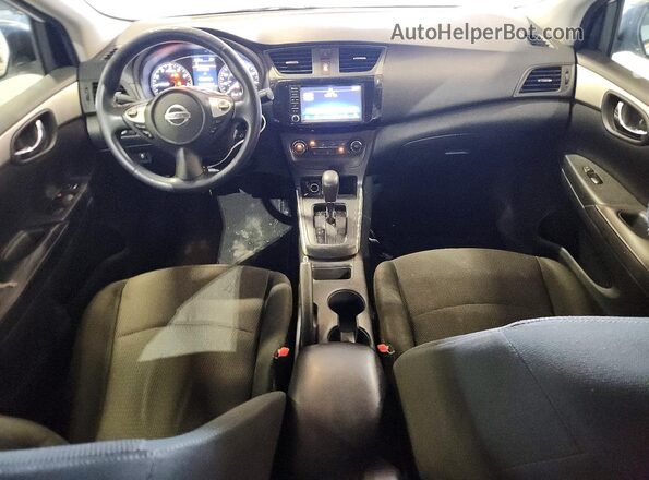 3N1AB7AP3KY244000 2019 NISSAN SENTRA Белый Вид панели приборов