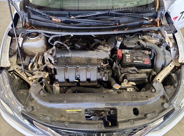 3N1AB7AP3KY244000 2019 NISSAN SENTRA Белый Вид задней части салона