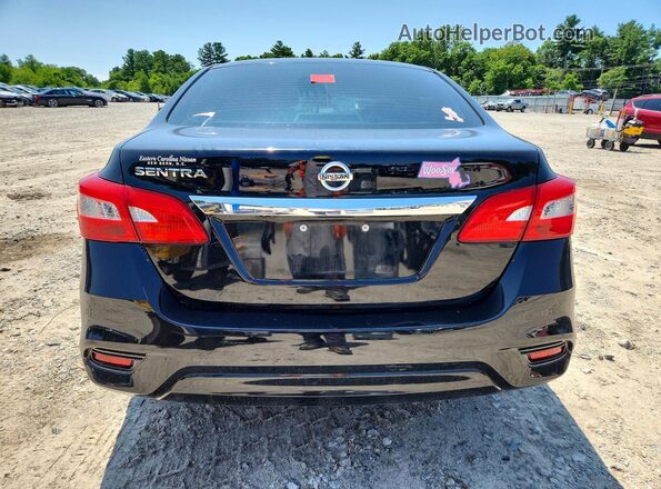 3N1AB7AP3KY254042 2019 NISSAN SENTRA Black Rear view
