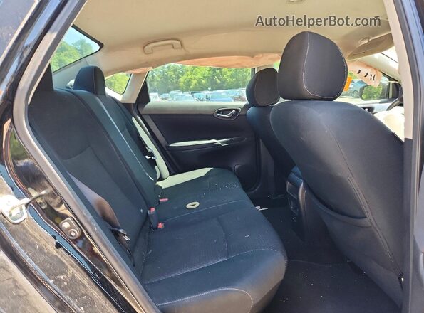 3N1AB7AP3KY254042 2019 NISSAN SENTRA Black Rear seats view